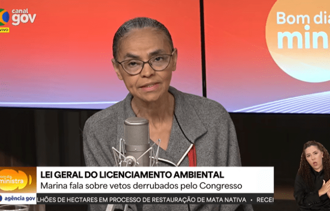 Estamos considerando fortemente judicializar, diz Marina Silva sobre derrubada de vetos da 'Lei da Devastação'